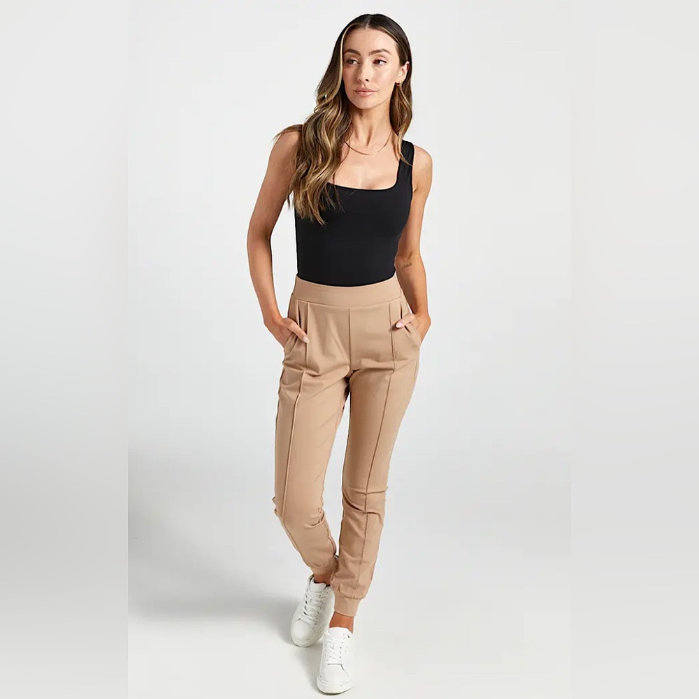 BYLT Basics Tan Track Pants